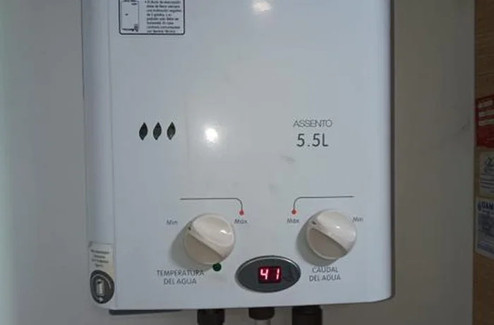 Calentador Haceb instalado y funcionando