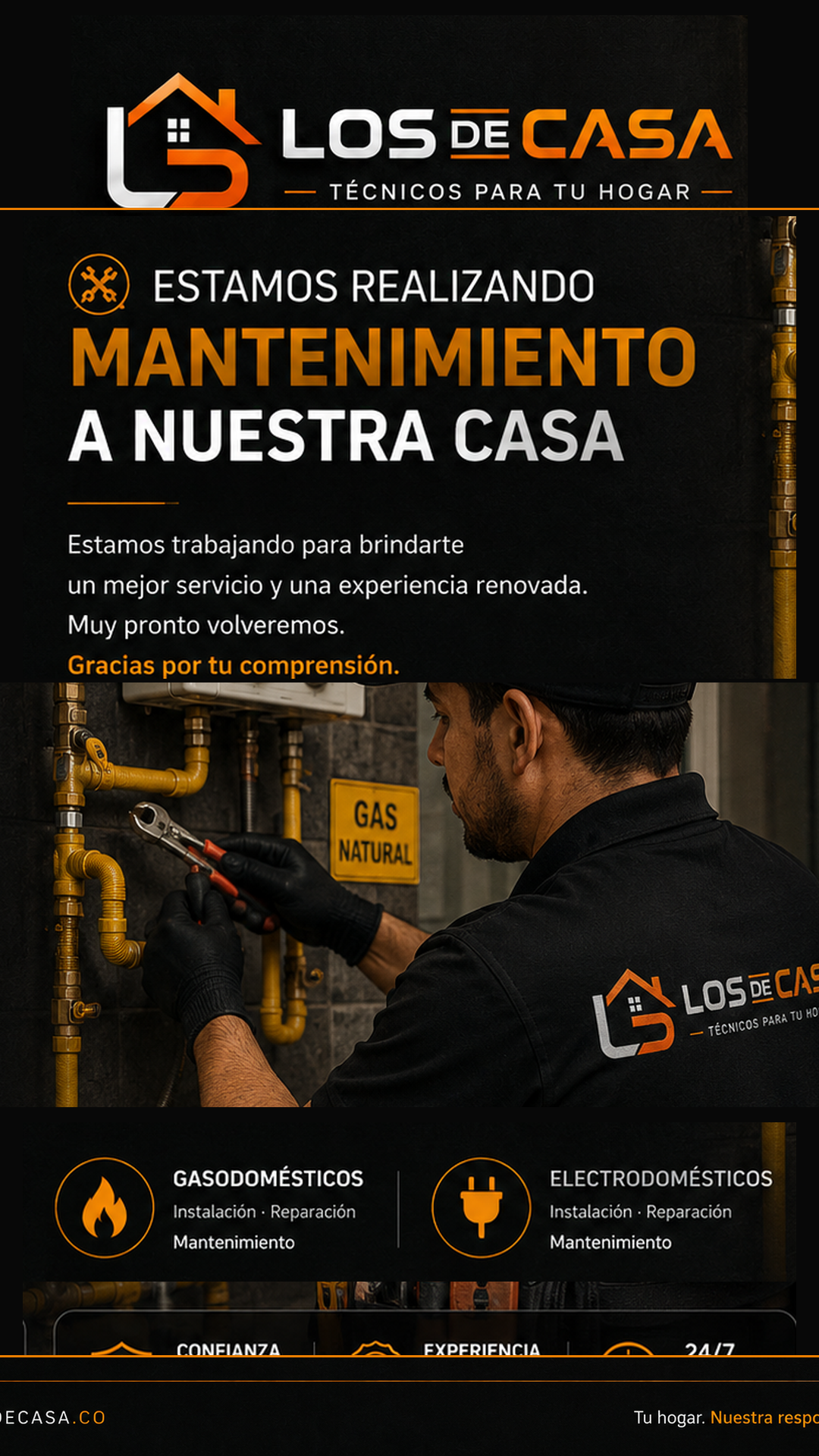 Los de Casa - Estamos realizando mantenimiento a nuestra casa